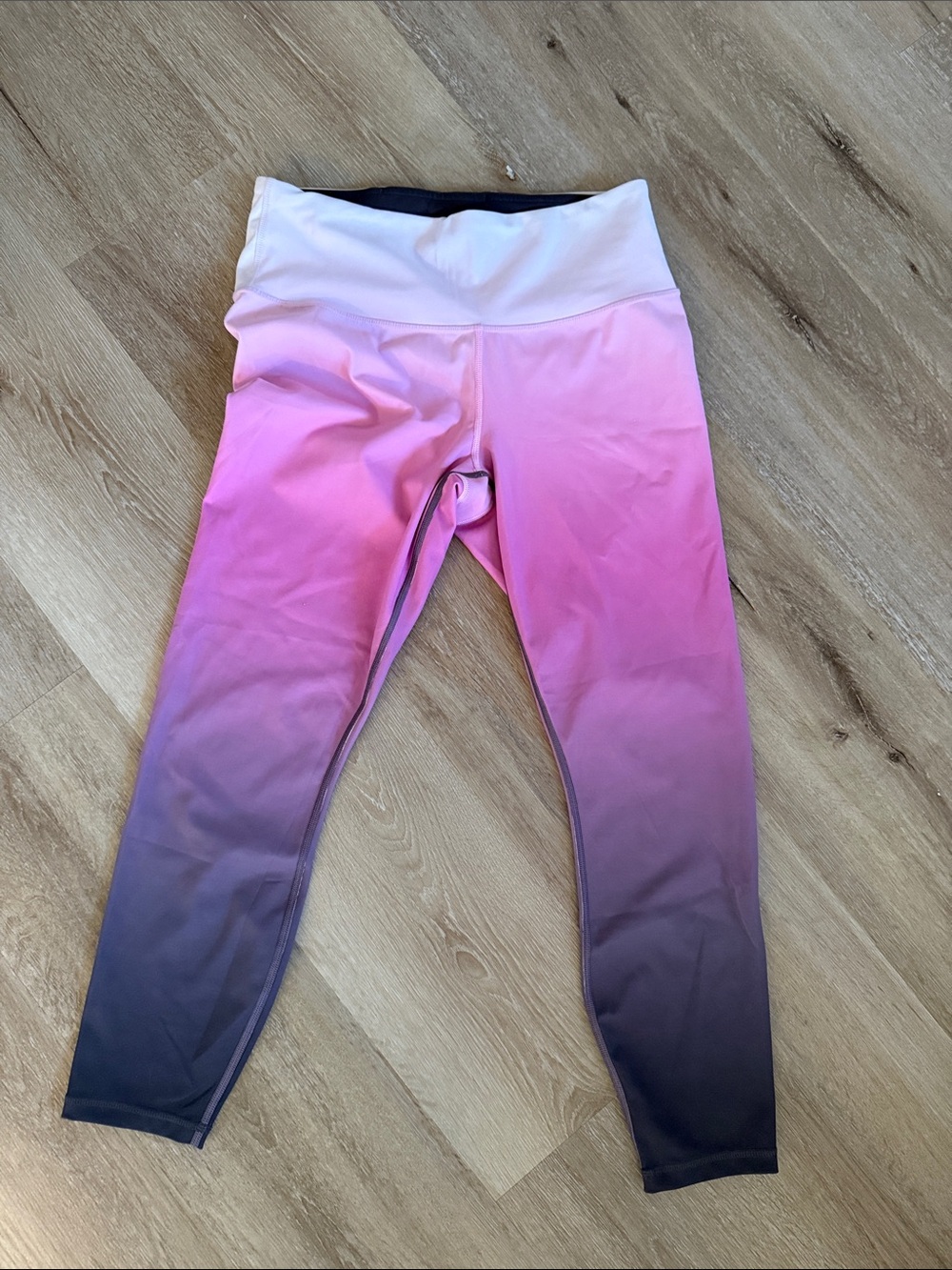 Athleta Ombre Pink to Purple Leggings